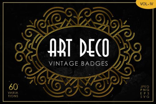 Art Deco - Vintage Badges Vol. IV