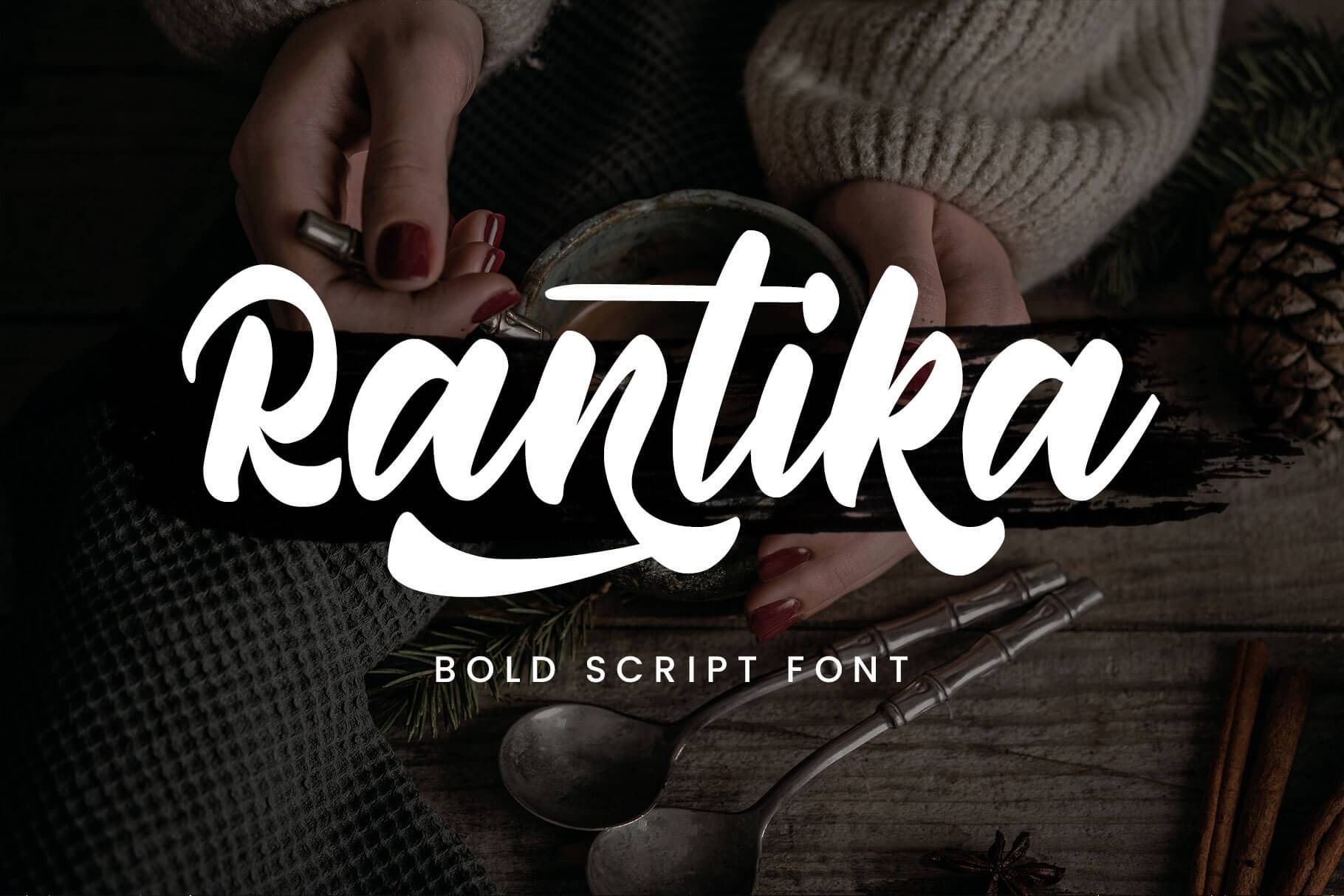 Rantika - Bold Script