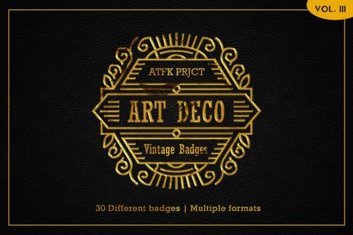 Art Deco - Vintage Badges Vol. III