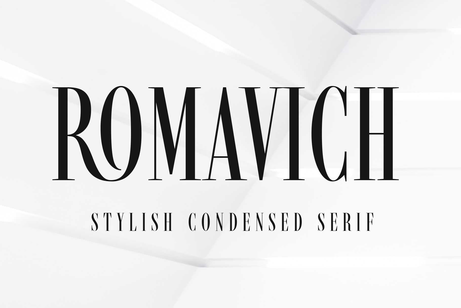 Romavich - Modern Serif