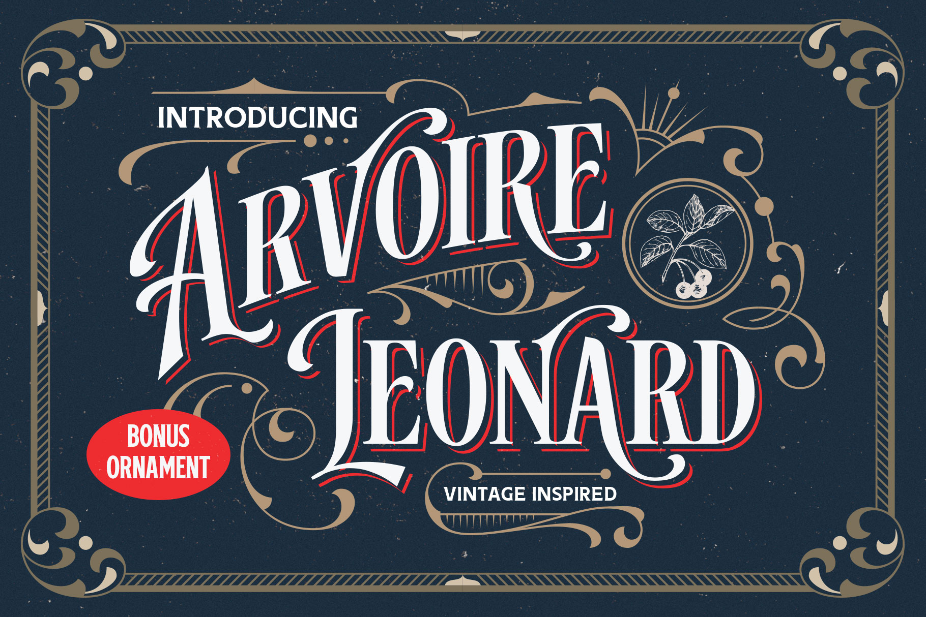 Arvoire Leonard - Layered Font