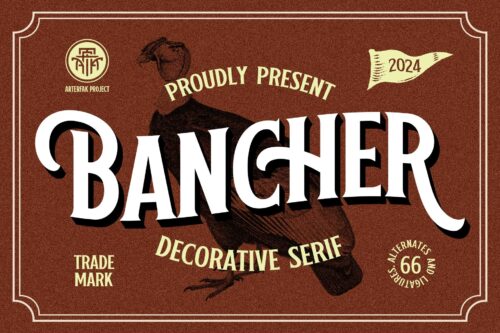 Bancher - Vintage Typeface