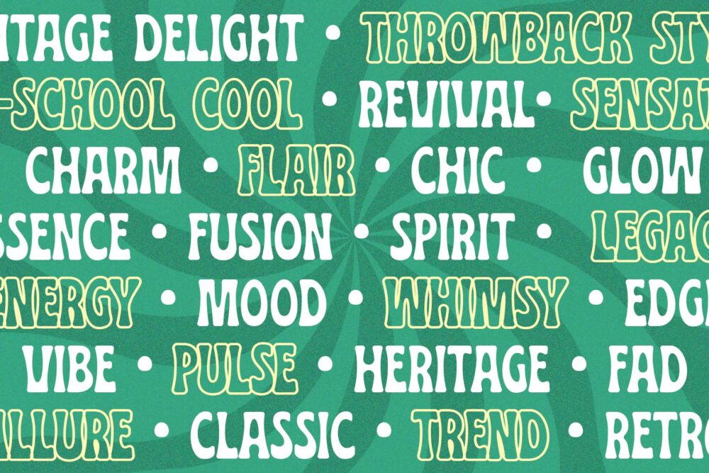 Hadney Buddy, Retro Font for nostalgic themes
