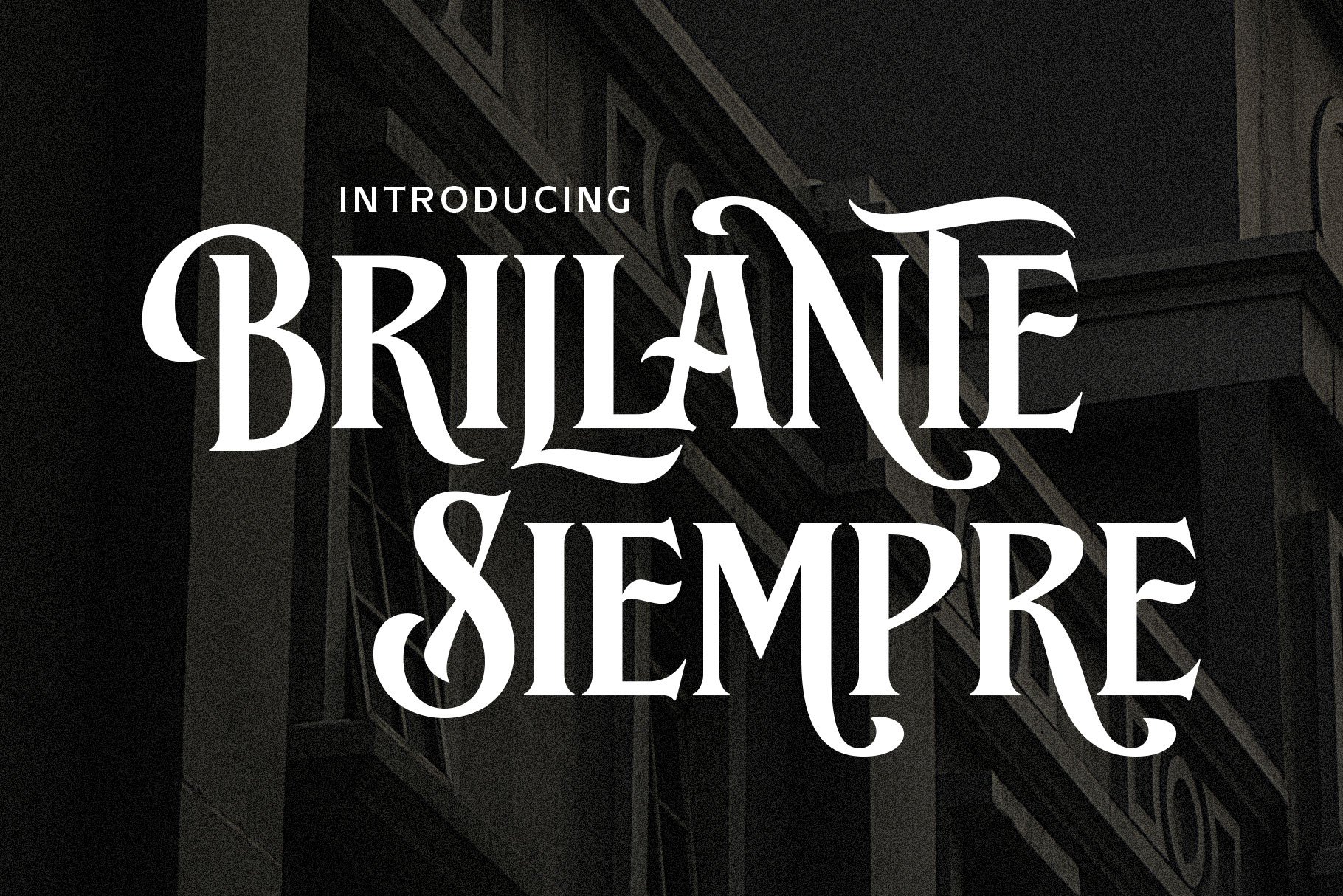 Brillante Siempre Font a sophisticated serif style