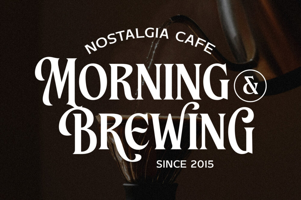 Brillante Siempre Font a sophisticated serif style