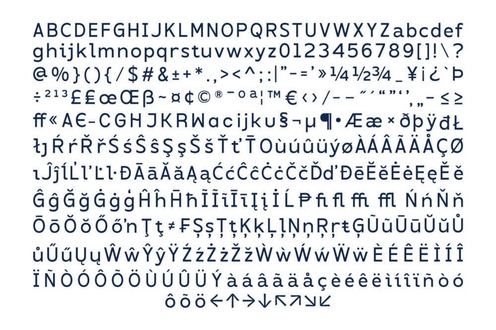 Interform typeface ideal for coding, UI, and editorial layouts