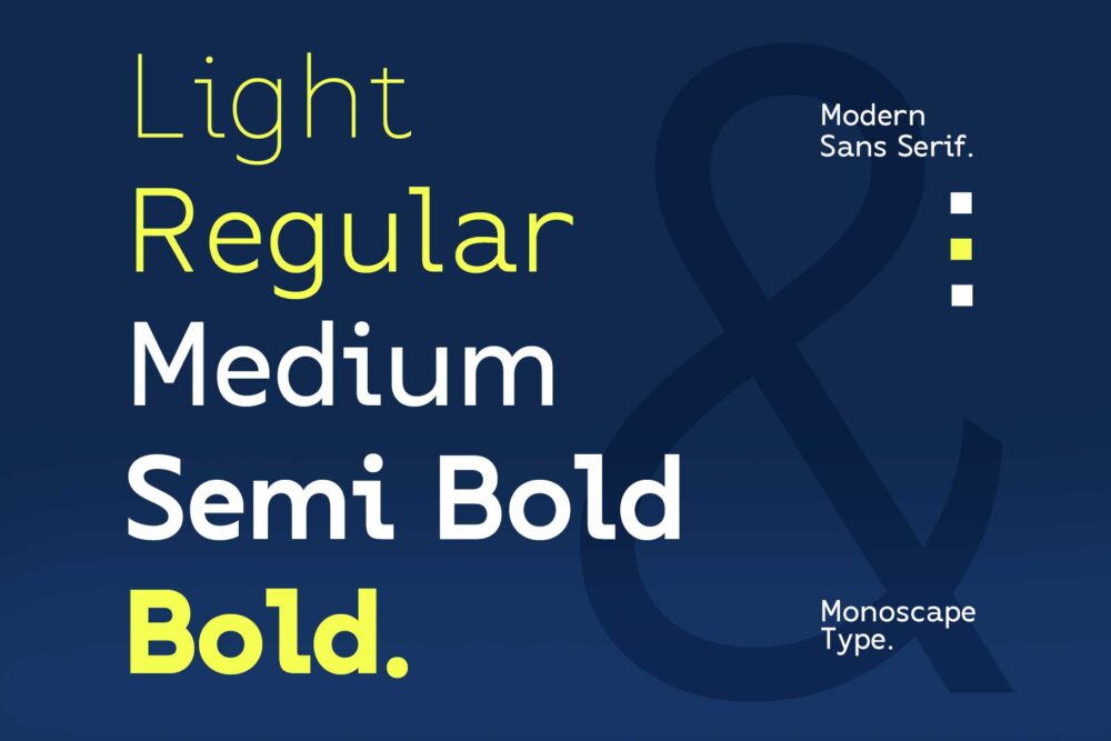 Interform typeface ideal for coding, UI, and editorial layouts