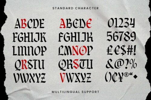 Braveson Font Preview – Blackletter Typeface for Bold Display