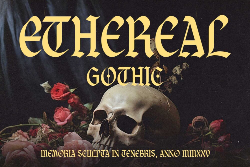 Braveson Font Preview – Blackletter Typeface for Bold Display