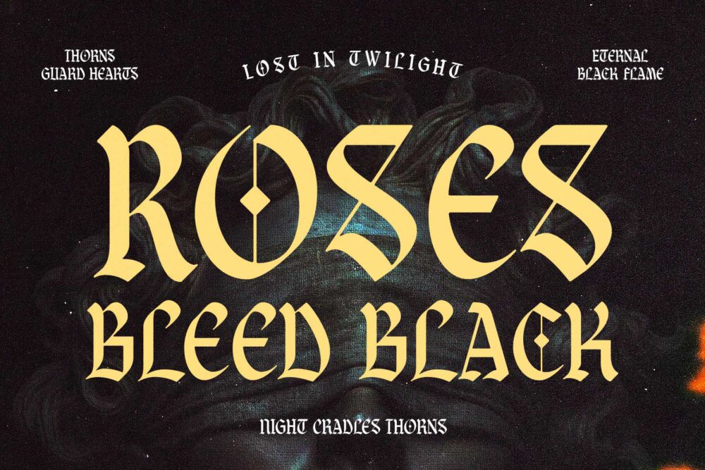 Braveson Font Preview – Blackletter Typeface for Bold Display