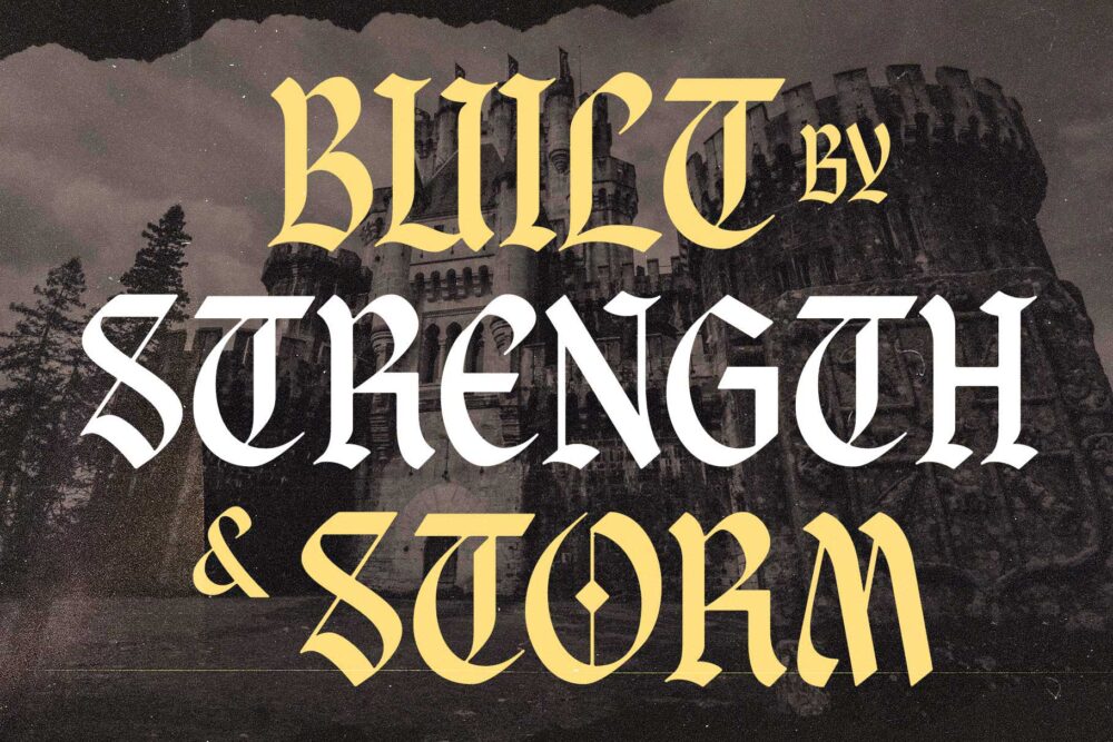 Braveson Font Preview – Blackletter Typeface for Bold Display