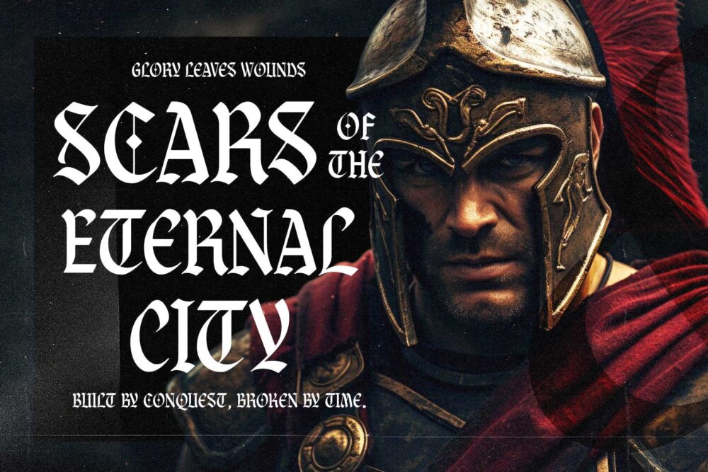 Braveson Font Preview – Blackletter Typeface for Bold Display