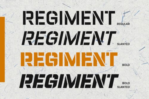 Champions Stencil typeface for logos, jerseys, and posters