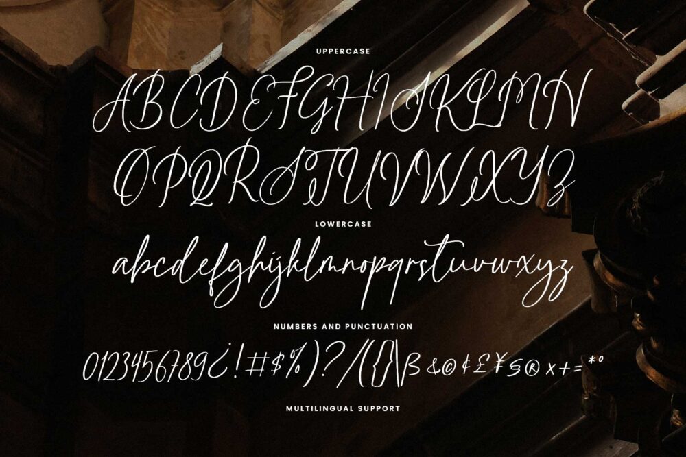 Natural handwriting font – Rainlight script for weddings and branding