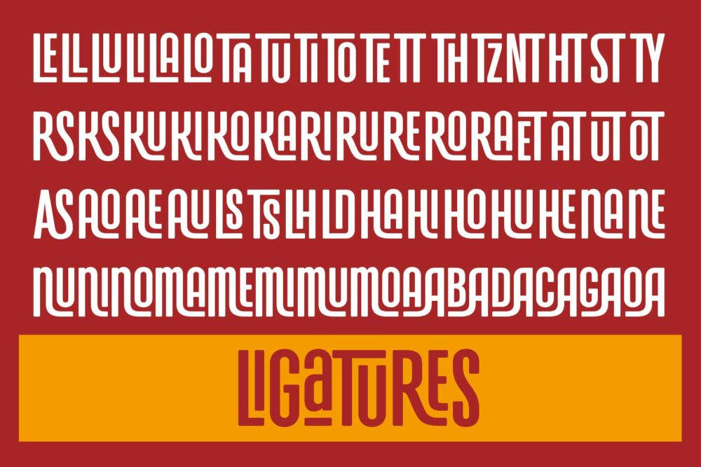 Neuronicle condensed sans font with playful style