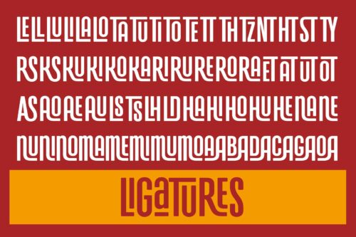 Neuronicle condensed sans font with playful style