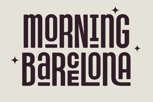 Neuronicle condensed sans font with playful style