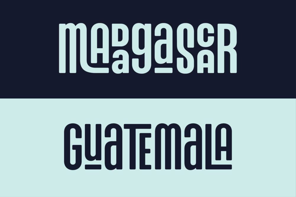 Neuronicle condensed sans font with playful style