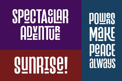 Neuronicle condensed sans font with playful style