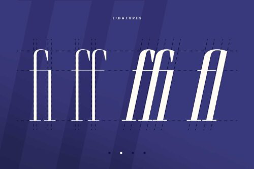 Brozeri modern serif typeface for headlines and fashion design