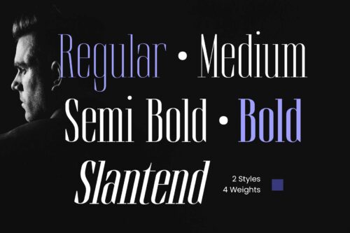 Brozeri modern serif typeface for headlines and fashion design