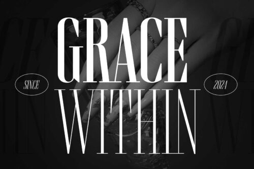 Brozeri modern serif typeface for headlines and fashion design