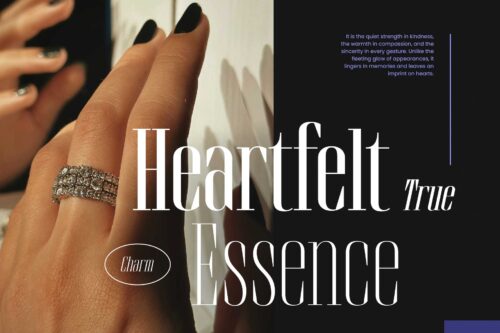 Brozeri modern serif typeface for headlines and fashion design