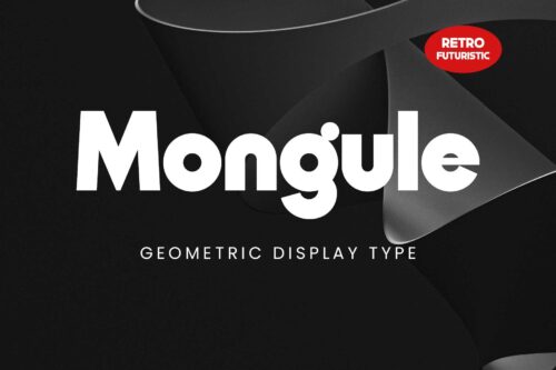 Versatile sans serif font for logo and branding – Mongule