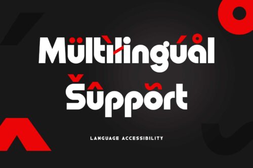 Versatile sans serif font for logo and branding – Mongule