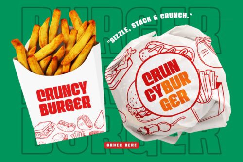 Funky retro condensed sans serif font Roneva with bold style