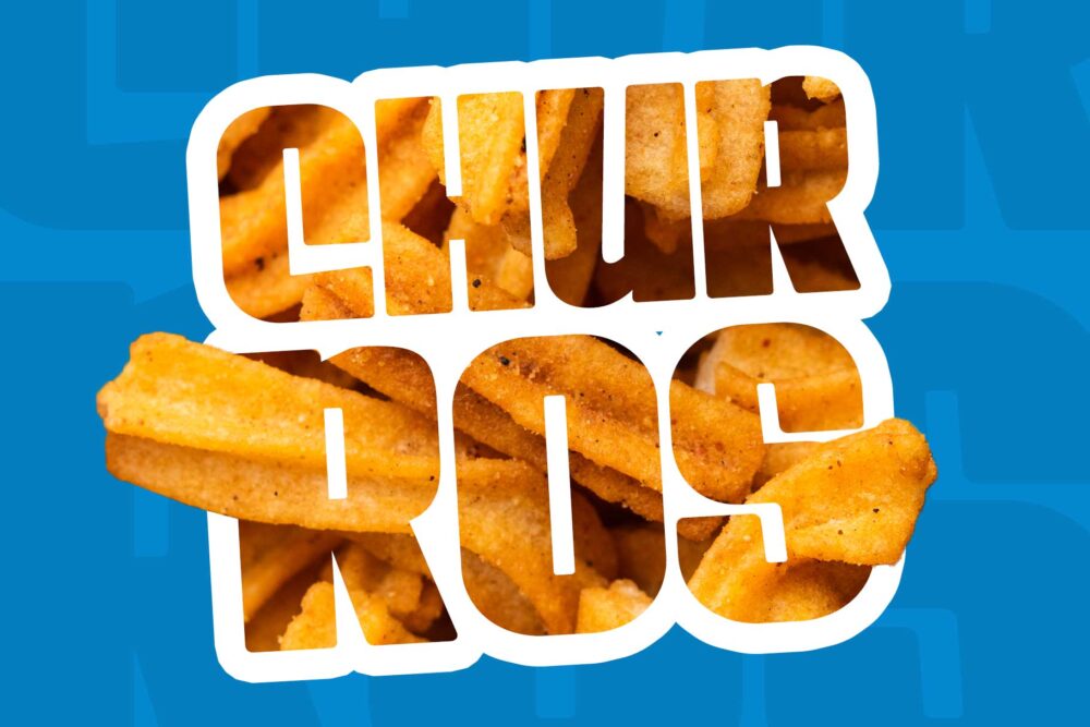 Funky retro condensed sans serif font Roneva with bold style