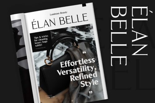 Elegant and confident Blackney serif type design