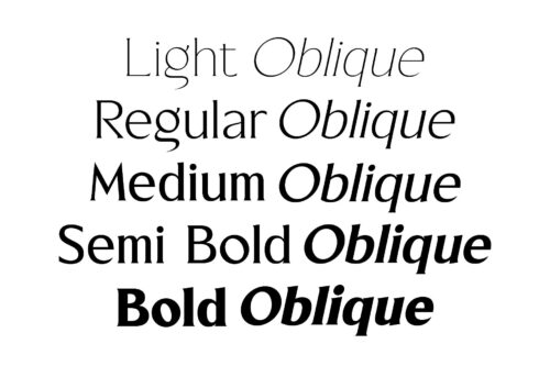 Elegant and confident Blackney serif type design