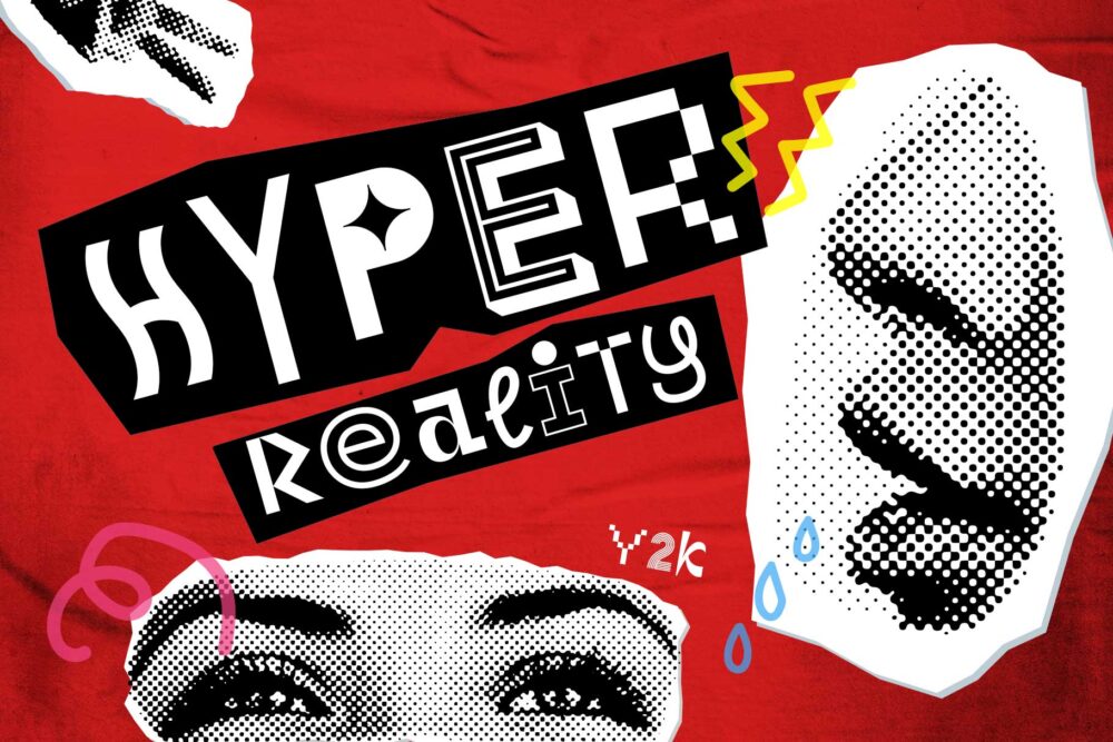 Unpopular Montage mixed font — modern collage-style typography