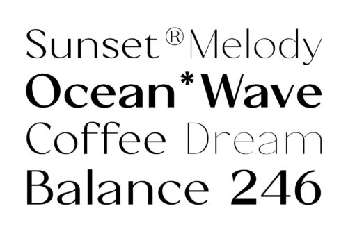 Clagio clean geometric sans for branding and editorial design