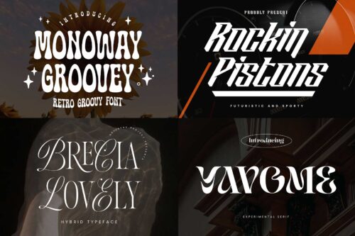 Sale Font Collection Various Styles