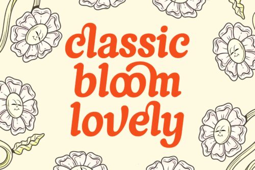 Beautiful vintage font for branding