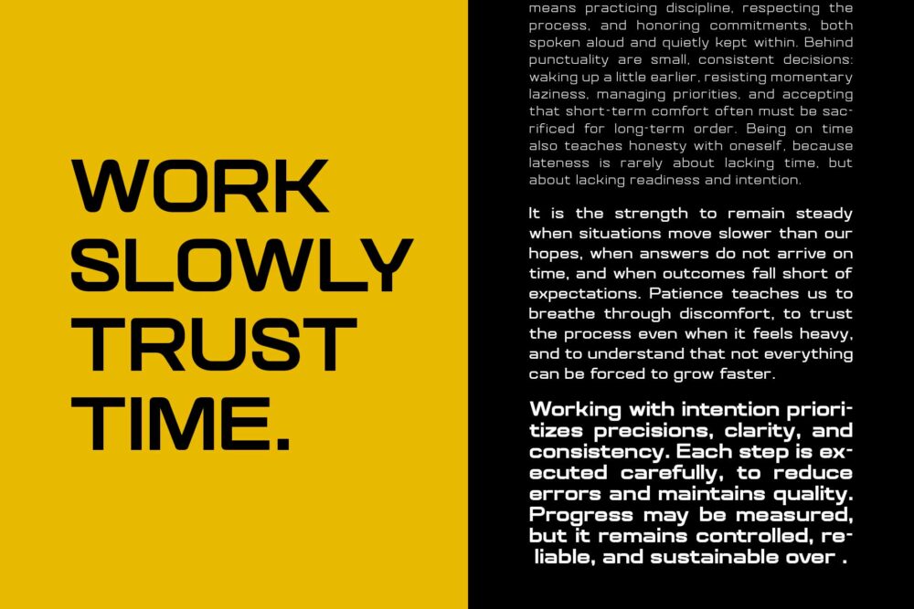 Quantix industrial sans serif typeface with multilingual support