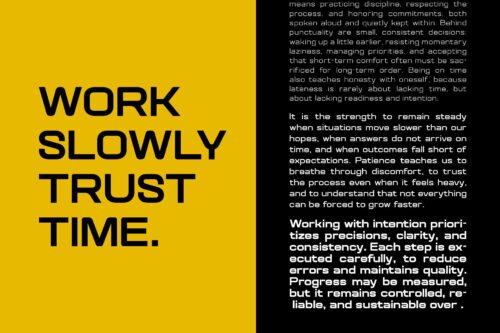 Quantix industrial sans serif typeface with multilingual support