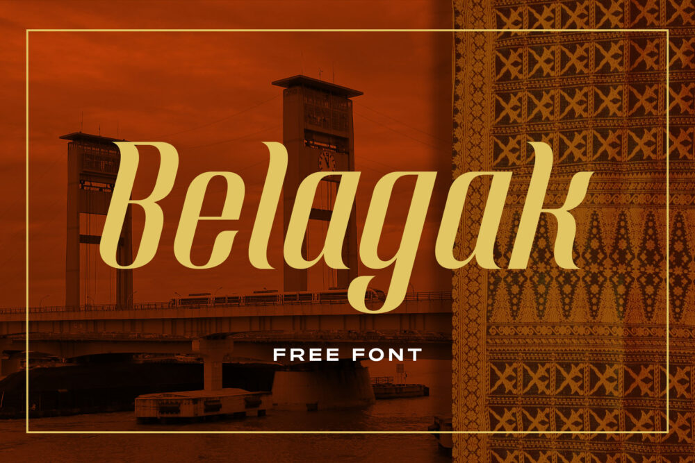 modern minimalist typeface with cultural influence
