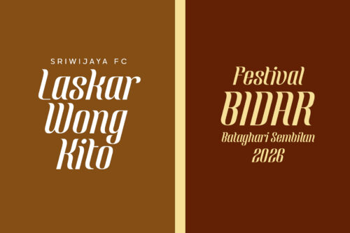modern minimalist typeface with cultural influence