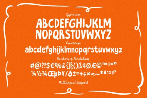 Olivia Jenisen font duo for café branding and packaging design