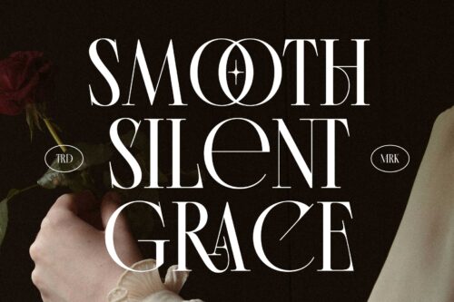 Elegant modern classic serif font for wedding and branding