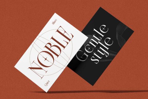 Elegant modern classic serif font for wedding and branding