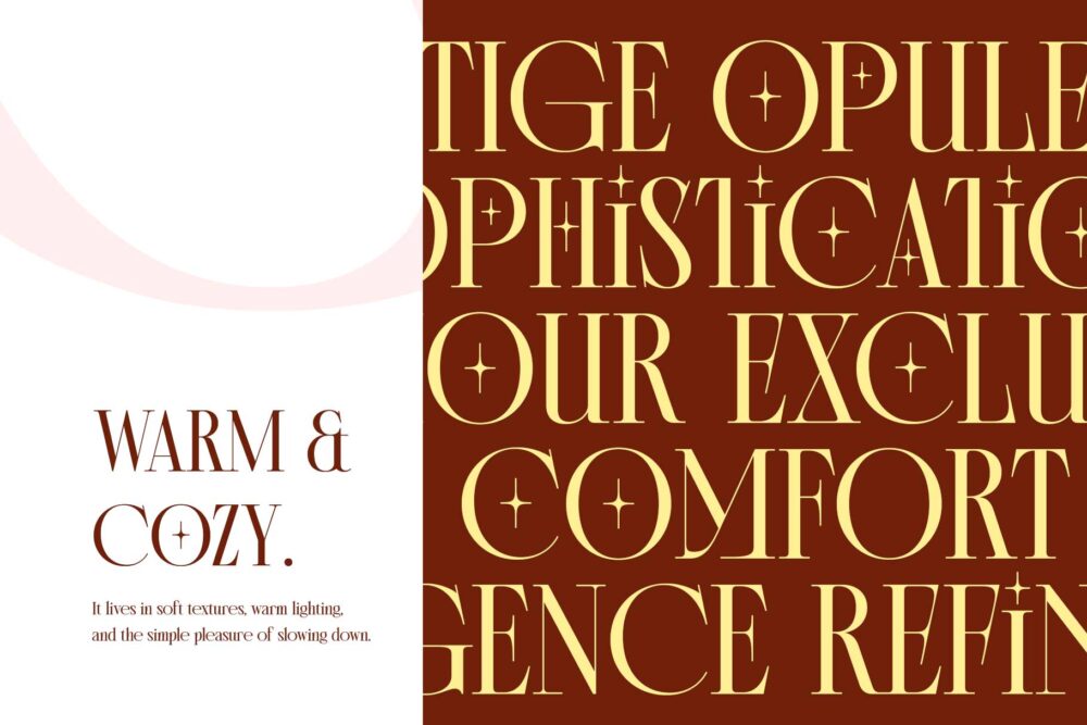 Elegant modern classic serif font for wedding and branding