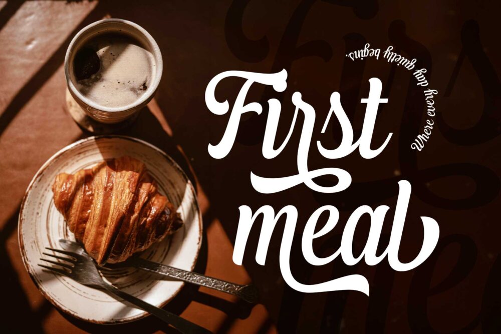 Youth Shandey bold brush lettering style for branding and headlines
