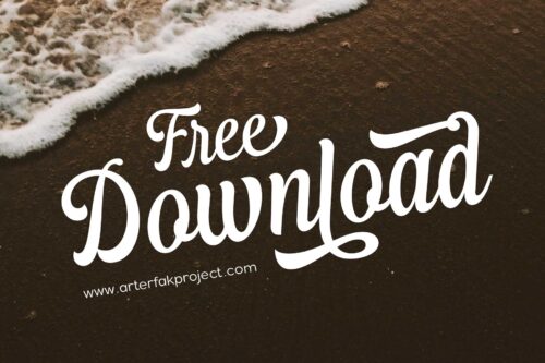 Youth Shandey bold brush lettering style for branding and headlines