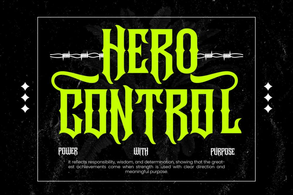 Underock blackletter hardcore typeface featuring Gothic-inspired letterforms, stylistic alternates, ligatures, and underground streetwear aesthetics for logos, branding, posters, and album artwork.