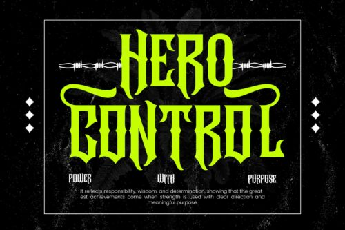 Underock blackletter hardcore typeface featuring Gothic-inspired letterforms, stylistic alternates, ligatures, and underground streetwear aesthetics for logos, branding, posters, and album artwork.