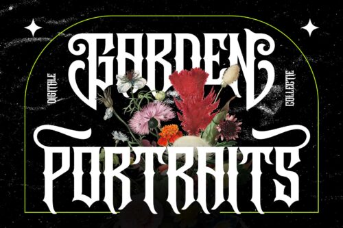 Underock blackletter hardcore typeface featuring Gothic-inspired letterforms, stylistic alternates, ligatures, and underground streetwear aesthetics for logos, branding, posters, and album artwork.